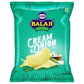 Balaji Cream & Onion Potato Wafers 150 g