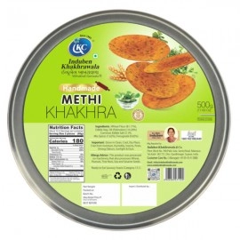 Handmade – Methi Khakhra 500g (Induben Khakhrawala)